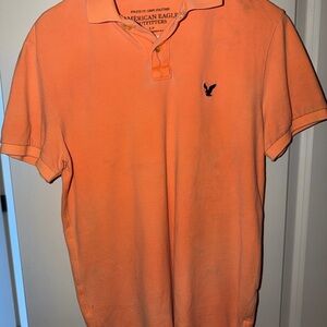 Men’s American Eagle Outfitters Vibrant Orange Polo size Small